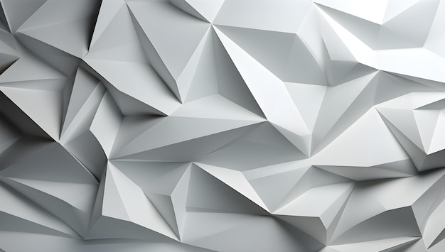Fondo blanco abstracto con triángulos