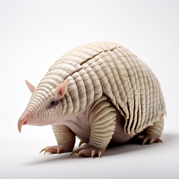 Foto fondo blanco armadillo foto de alta resolución