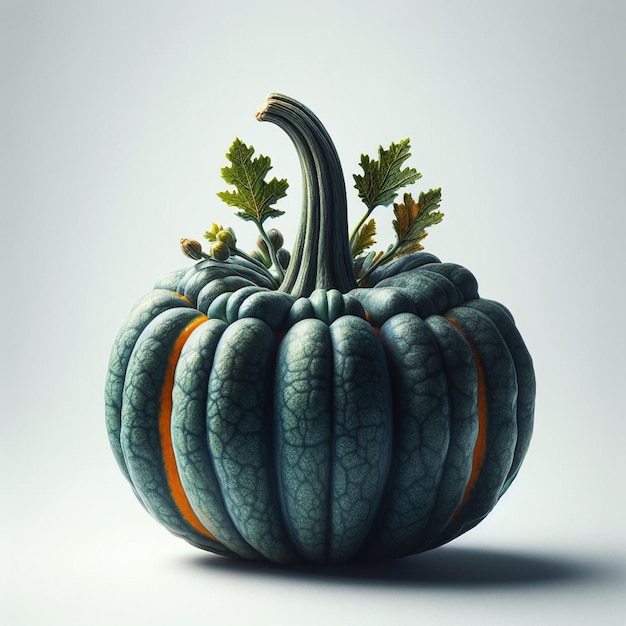 Fondo blanco de calabaza