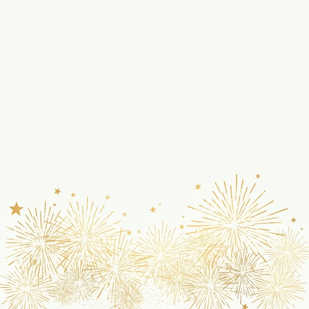 un fondo blanco con fuegos artificiales y una imagen de fuegos artificials