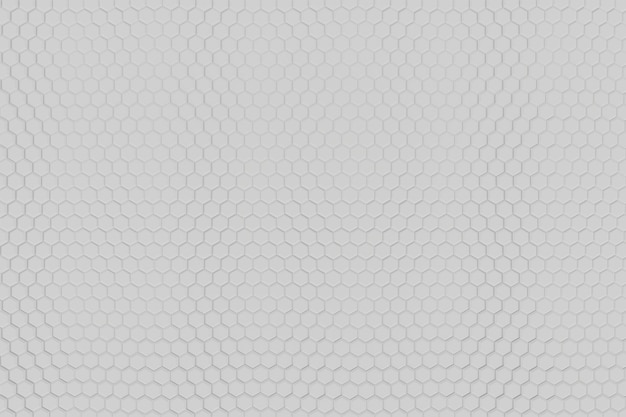 Fondo blanco hexagonal