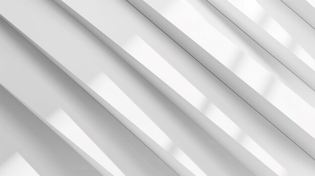 Fondo blanco de lujo con rayas diagonales de sombra gris y textura sutil