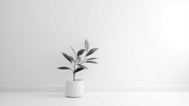 Foto fondo blanco mínimo con interior de decoración del hogar habitación blanca con fondo de luz limpia moderno