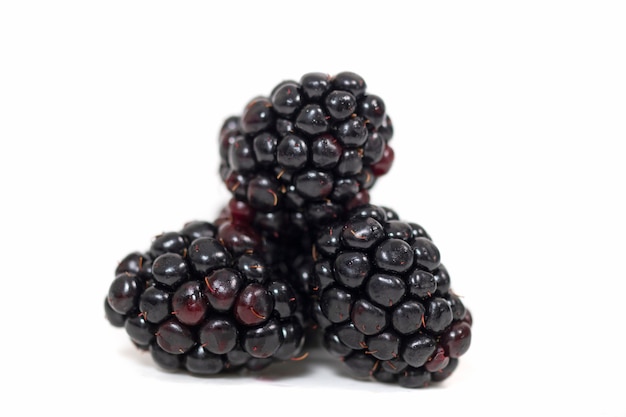 Fondo blanco moras