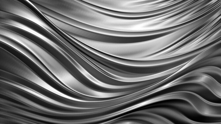 Fondo blanco y negro abstracto con algunas líneas suaves generativas ai