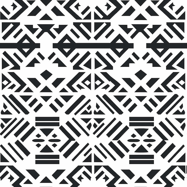 Un fondo blanco y negro con un patrón en blanco y negro.