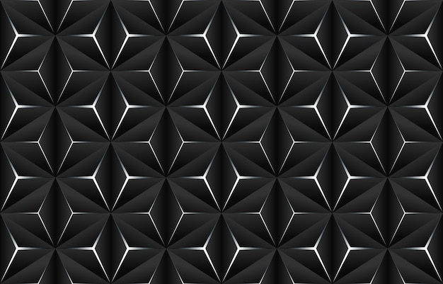 un fondo blanco y negro con un patrón geométrico de triángulos y triángulos
