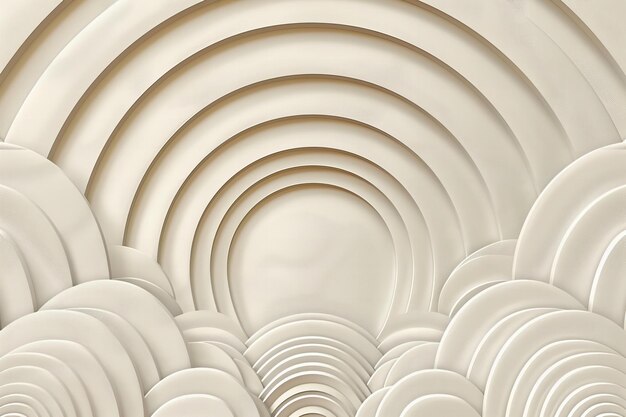 un fondo blanco con un patrón de círculos y una espiral