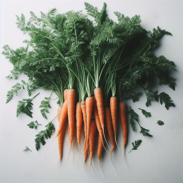 El fondo blanco del racimo de Carrota