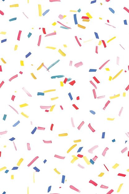 un fondo blanco con salpicaduras de colores en él