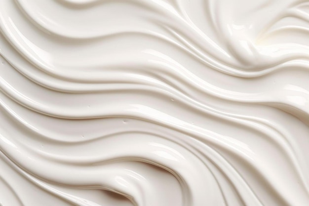 Foto fondo blanco con textura de crema cosmética