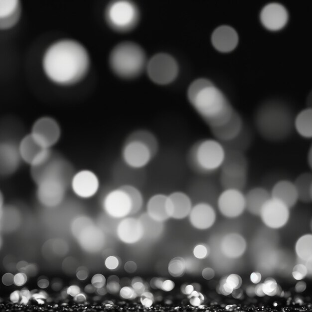 Foto fondo bokeh abstracto en blanco y negro