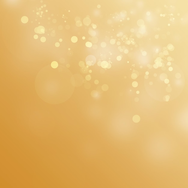 Fondo bokeh abstracto dorado
