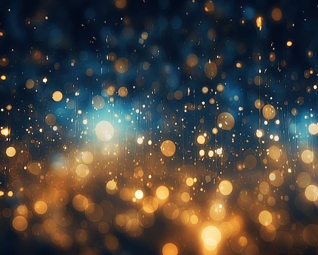 Foto fondo bokeh abstracto de navidad y año nuevo