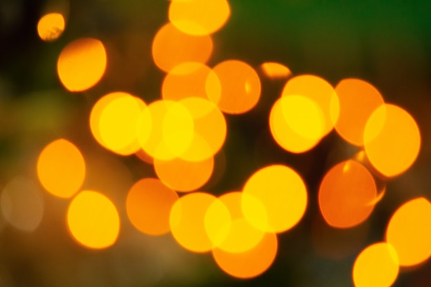 Fondo bokeh amarillo-naranja