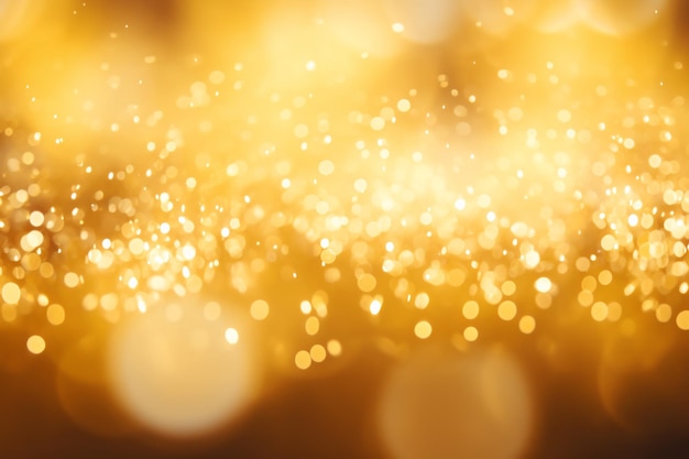 Fondo de Bokeh amarillo Papel de pared de Bokeh Amarillo Fondo de Bokeh Ligero Fundo de Bokeh Fondo de borrón Fondo de bokeh amarillo dorado Fondo de efecto Bokeh AI Generativo