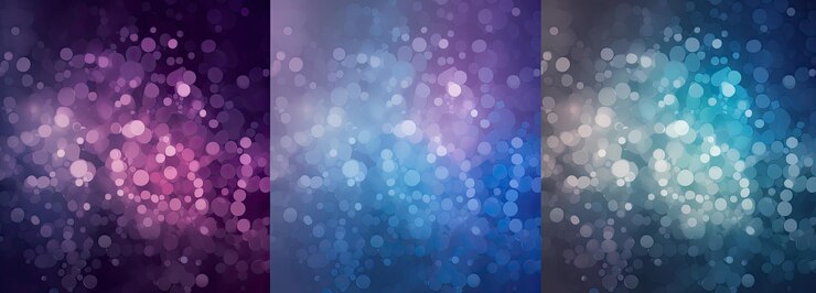 Foto fondo bokeh azul rosa y púrpura paisajes de ensueño coloridos caprichosos ia generativa