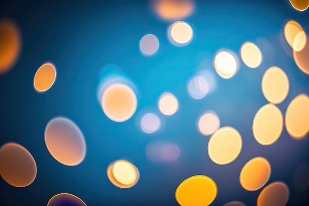 Fondo bokeh azul