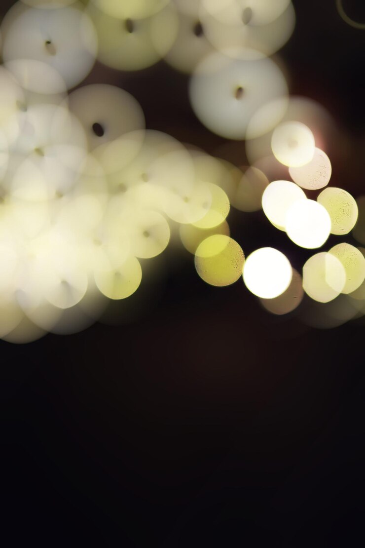 Foto fondo de bokeh borroso círculos de bokeh abstractos en el fondo para superposición de capa