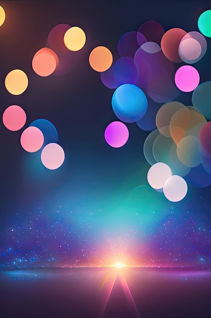 Fondo bokeh borroso para Navidad y Año Nuevo