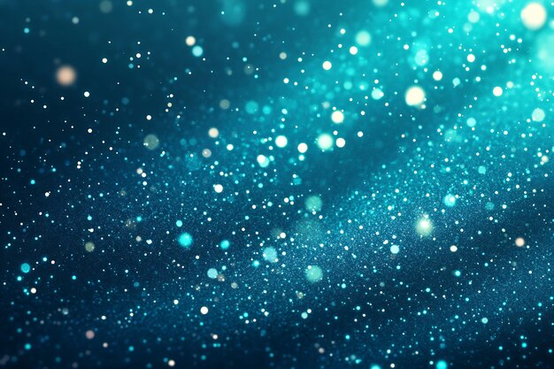 Fondo de Bokeh de brillo azul