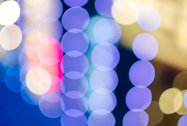 Foto fondo de bokeh colorido