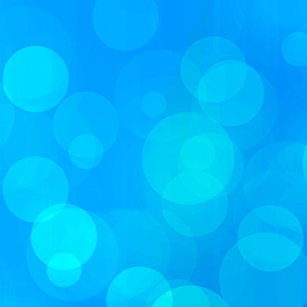Fondo bokeh cuadrado azul para anuncios de redes sociales y varios trabajos de diseño