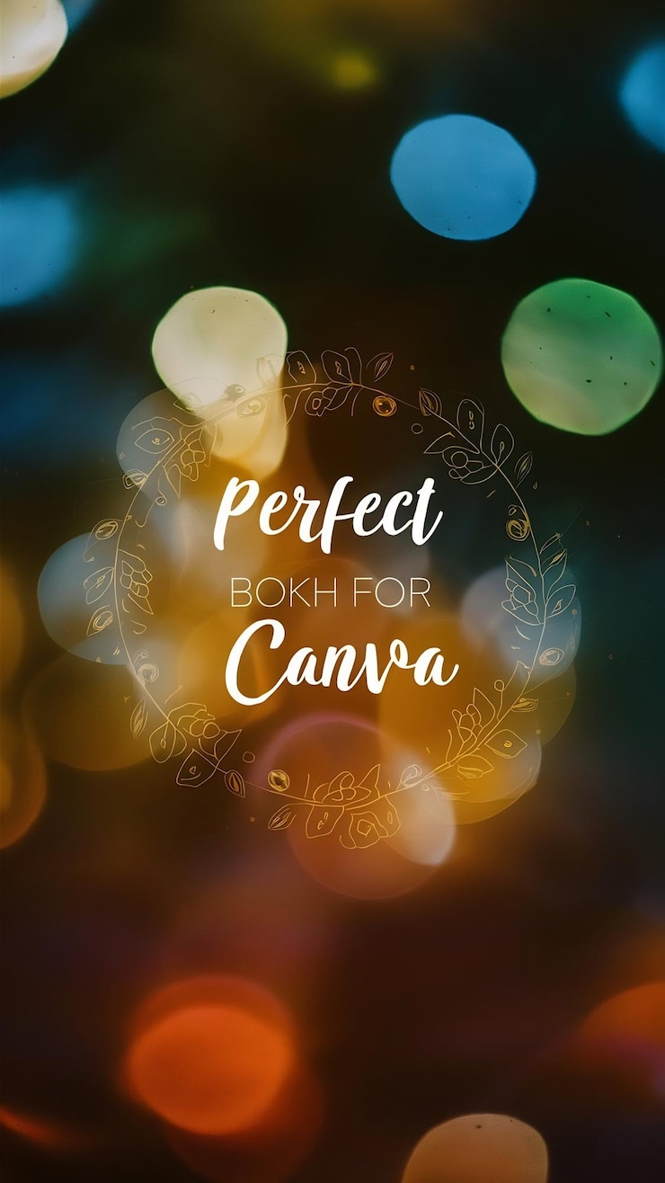 Foto el fondo bokeh es perfecto para el lienzo