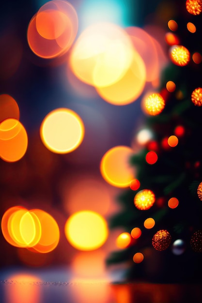 Fondo bokeh festivo