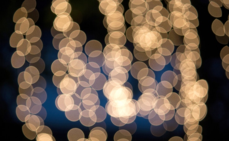Foto fondo de bokeh de luz abstracta