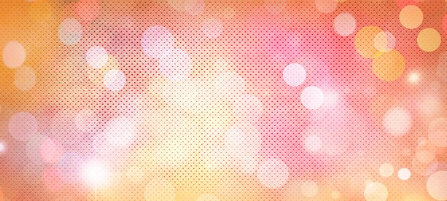 Fondo bokeh naranja para celebraciones de eventos estacionales y trabajos de diseño