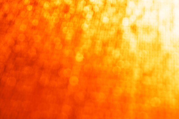 Fondo bokeh naranja dorado horizontal