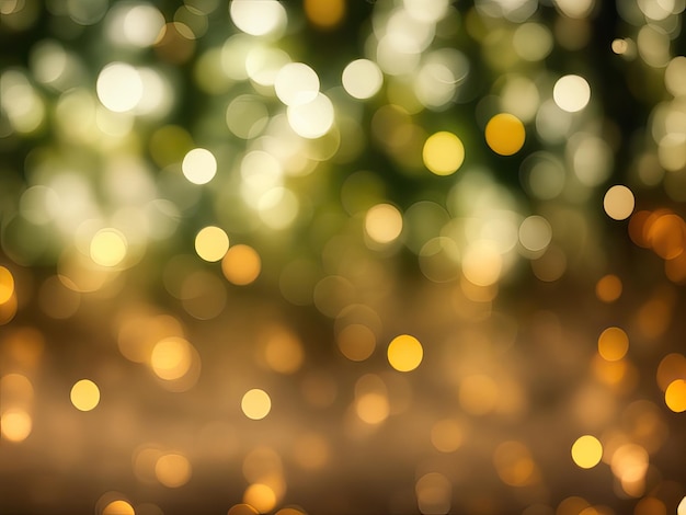 Foto fondo de bokeh de naturaleza verde borrosa splittone instagram como ia generativa