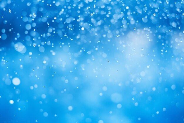 Foto fondo de bokeh de nieve azul