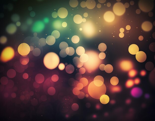 Fondo de bokeh realista de vector libre