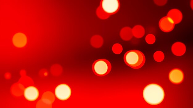 Foto fondo bokeh rojo abstracto