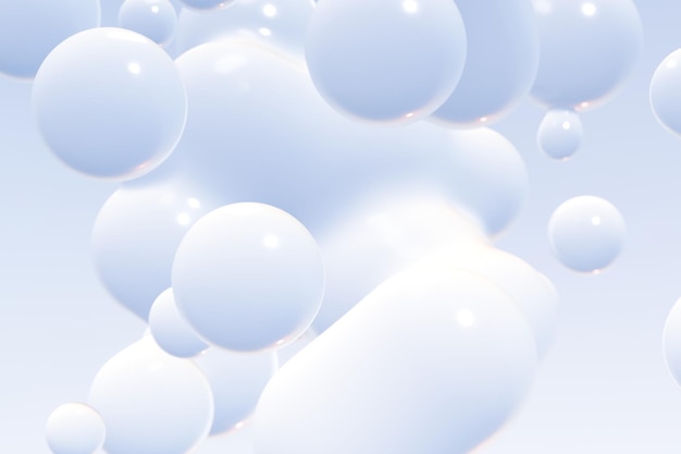 fondo de bola blanca limpia para el diseño web