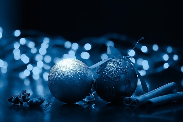 fondo de bolas de navidad / hermoso fondo festivo, felicitación de tarjeta de felicitación con navidad y año nuevo