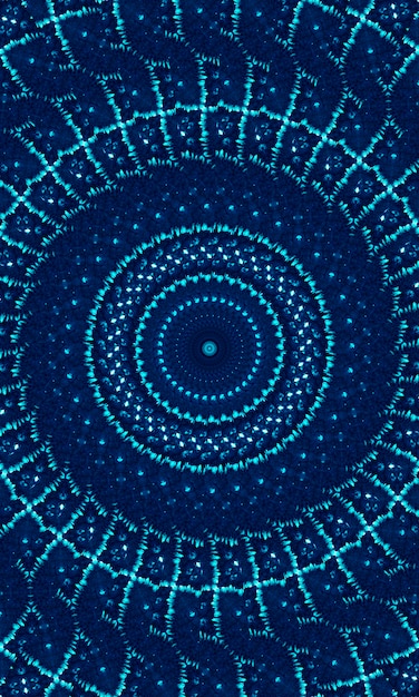 Fondo de borde de borde de teñido anudado azul cian. Pintado en banda de banner lateral de lavado de acuarela. Elemento de diseño web abstracto moderno boho, divisor o telón de fondo de tinta decorativa para teléfono móvil. Imagen vertical.