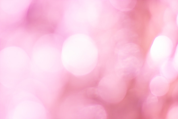 Foto fondo borroso abstracto del bokeh de la primavera rosada y anaranjada