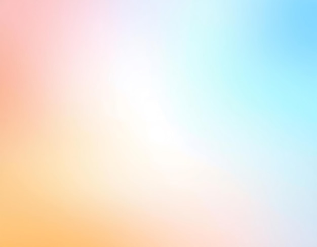 Fondo borroso abstracto con gradiente rosa, naranja, amarillo y azul