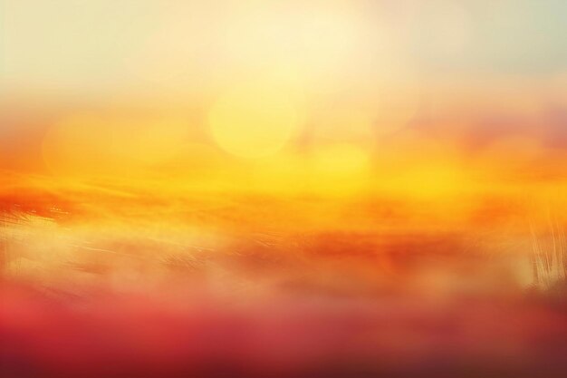 Foto fondo borroso abstracto de la puesta de sol sobre el mar con efecto bokeh