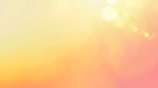 Fondo borroso con gradiente suave de color amarillo pastel