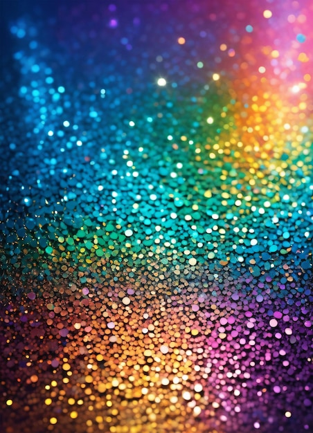 Foto fondo de brillo del arco iris