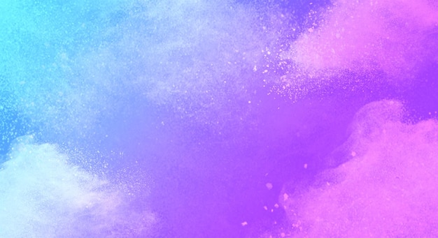 Foto fondo de brillo degradado azul y rosa galaxia