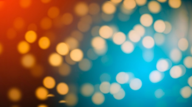 Foto fondo de brillo dorado de luces bokeh