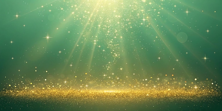 Fondo de brillo dorado