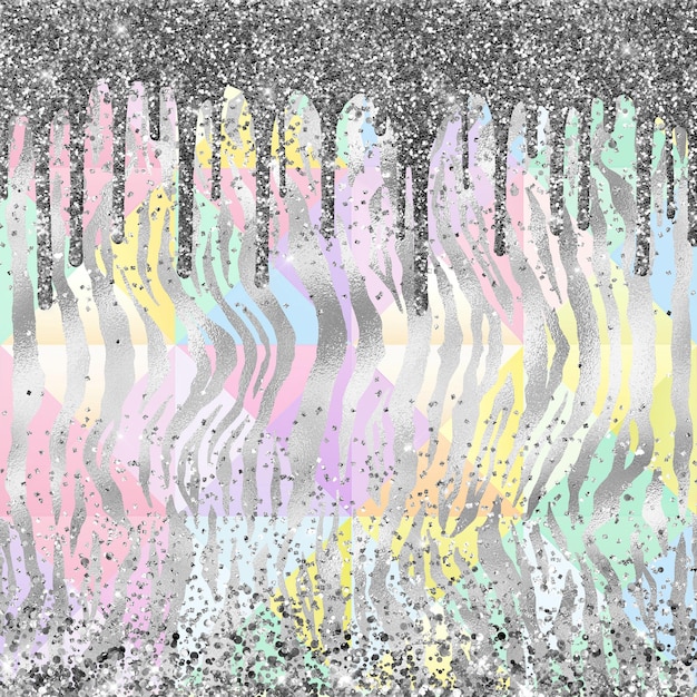 Fondo De Brillo De Patrones Sin Fisuras De Papel Digital
