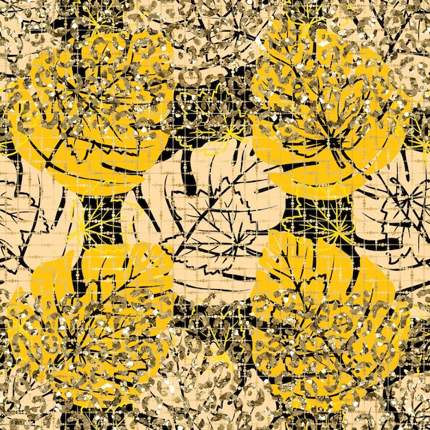 Fondo De Brillo De Patrones Sin Fisuras De Papel Digital