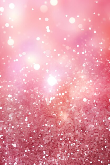 Foto fondo de brillo rosado con un efecto borroso generativo ai